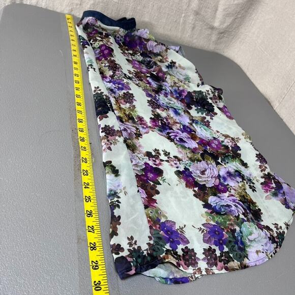 Liz Claiborne Womens Floral Fairy Popover Top Size 2X Flowy Lightweight Office - Picture 8 of 9